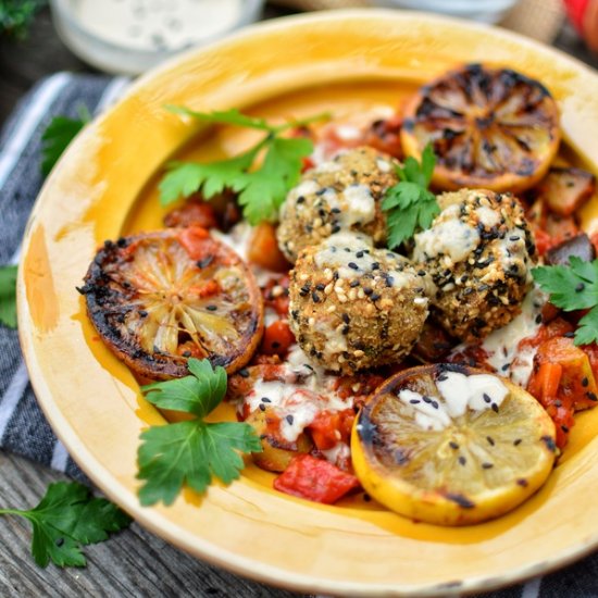 Falafels with Ratatouille