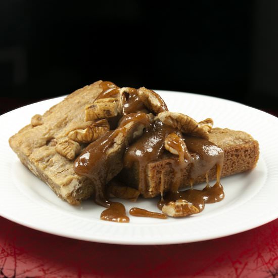 Gluten Free Maple Pecan Blondies