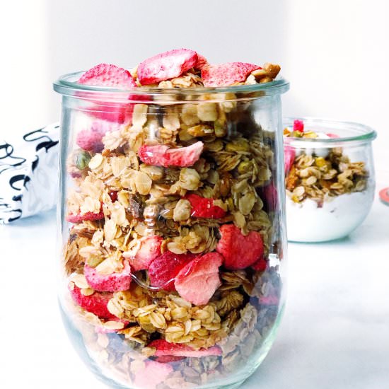 Strawberry Vanilla Granola