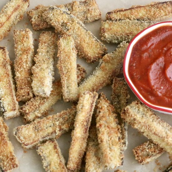 Easy Baked Eggplant Fries