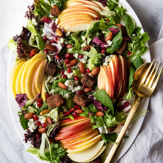 Apple Salad with Smoked Almonds