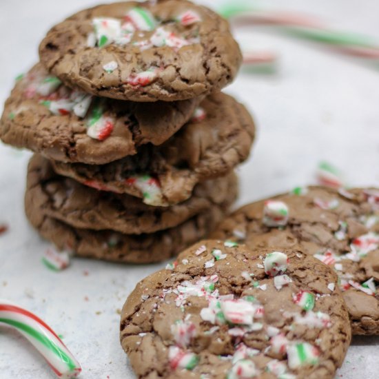 Chocolate Peppermint Crinkles