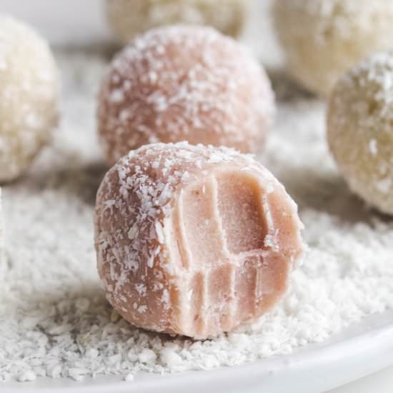 Vegan White Chocolate Truffles