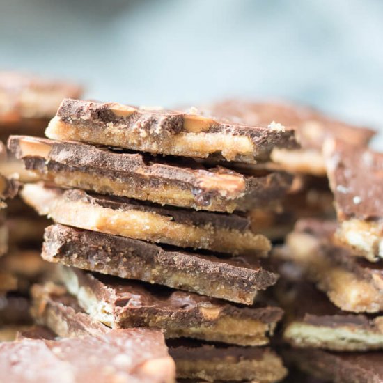 Chocolate Butterscotch Toffee