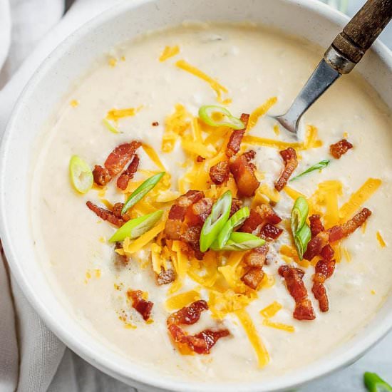 Instant-Pot Ranch Potato Soup