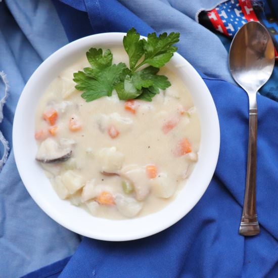 Vegan New England Clam Chowder