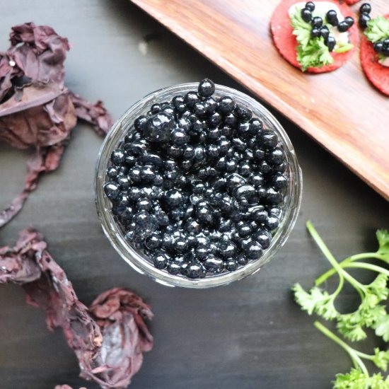 Homemade Vegan Caviar