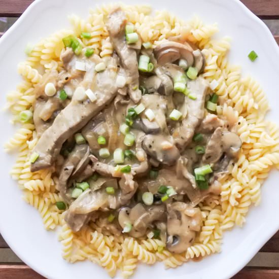 Beef Stroganoff