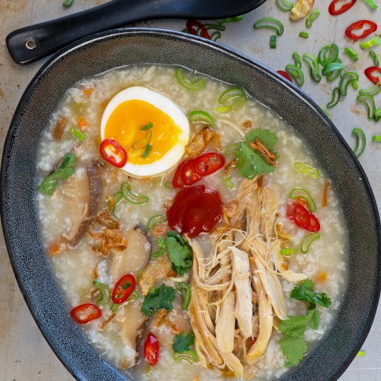 Instant Pot Chicken Congee