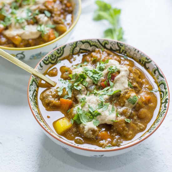 Beanless Turkey Chili