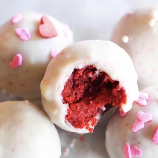 Red Velvet Cake Balls