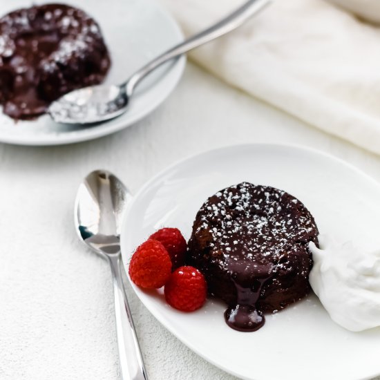 Molten Chocolate Cakes for Two