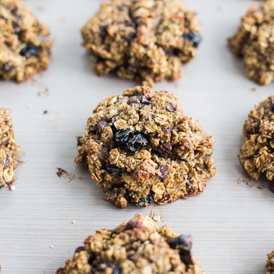 Avocado Banana Breakfast Cookies