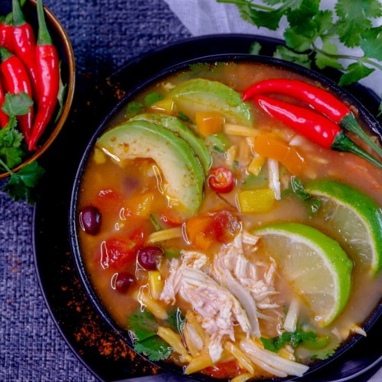 Instant Pot Chicken Tortilla Soup