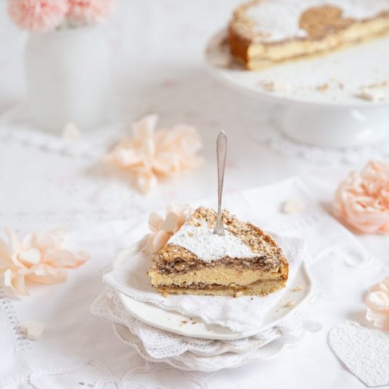 Creamy hazelnut cake