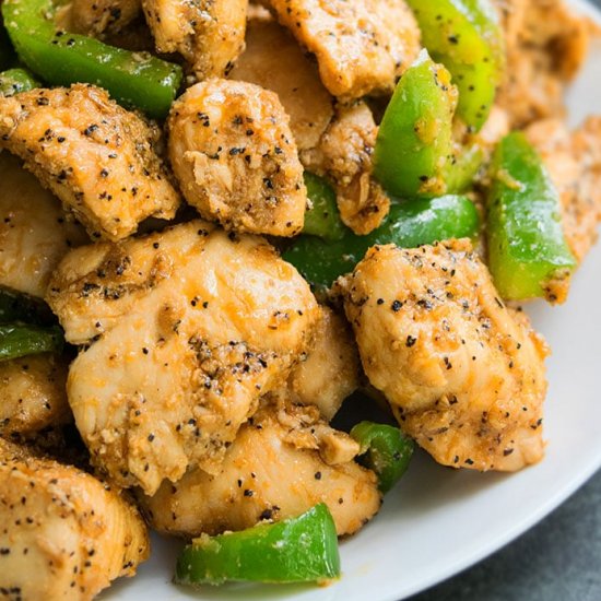 Black Pepper Chicken