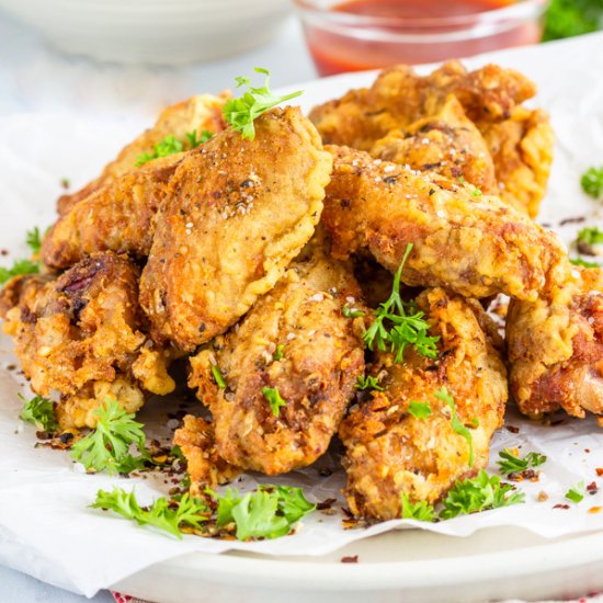 Salt and Pepper Chicken Wings