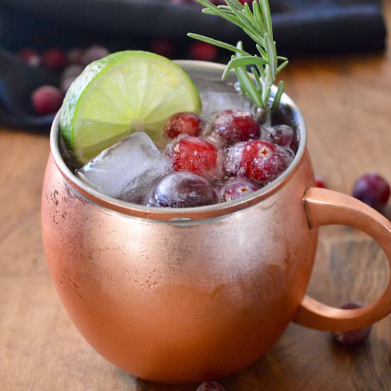 Cranberry Moscow Mules