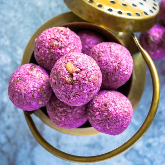 Vegan Raspberry Energy Balls