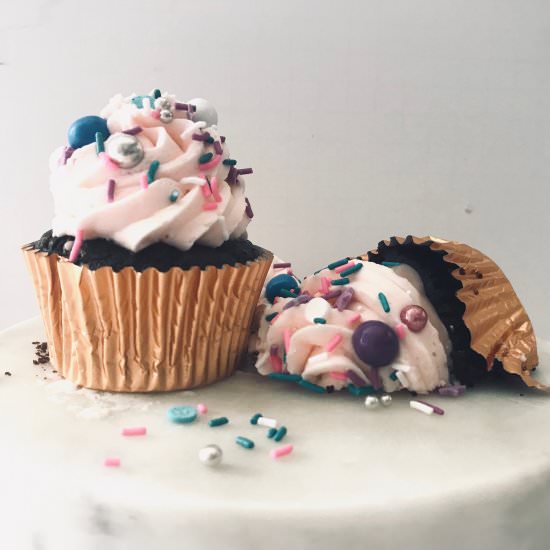 Blood Orange Cupcakes