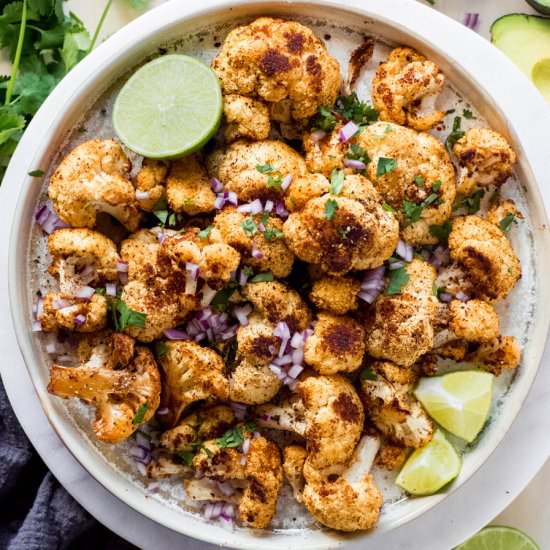 Mexican Roasted Cauliflower