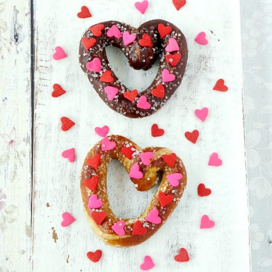 Valentine’s Day Soft Pretzels