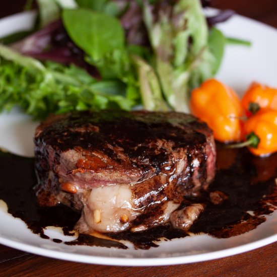 Marinated & Stuffed Filet Mignons