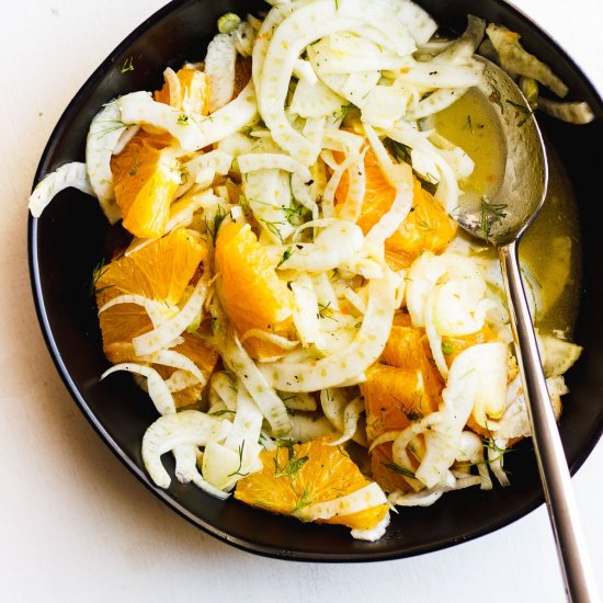 Shaved Fennel Citrus Salad