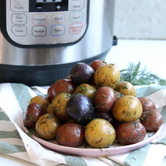 Baby Potatoes With Dill & Butter