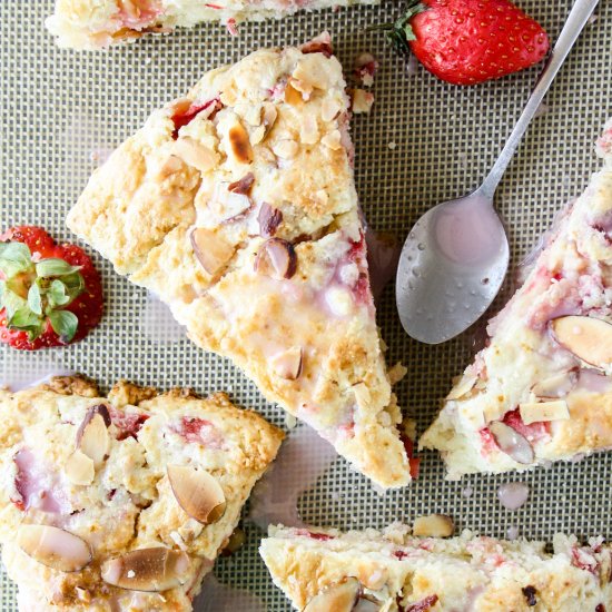 Strawberries and Cream Scones