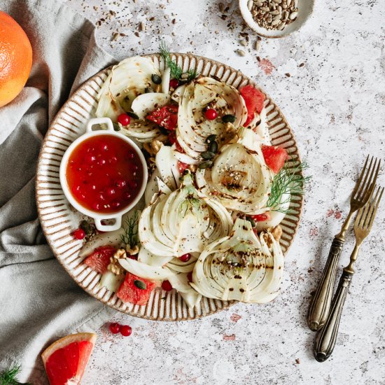 EASY GRILLED FENNEL SALAD