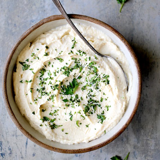 Cauliflower White Bean Puree