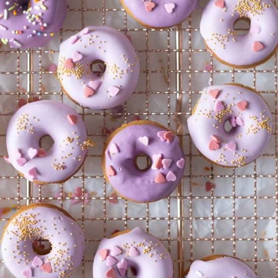 Baked Buttermilk Frosting Donuts