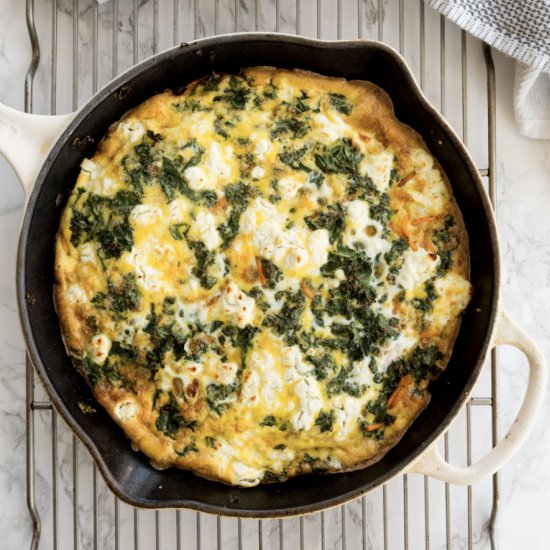 Sweet Potato and Kale Frittata