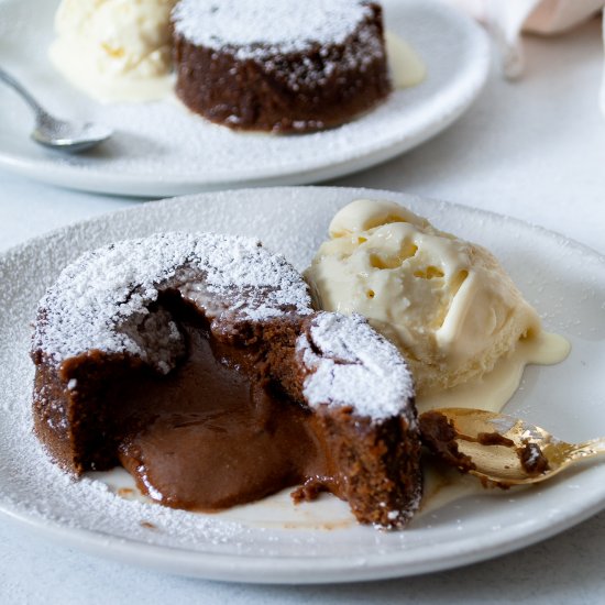 Chocolate Lava Cake for Two