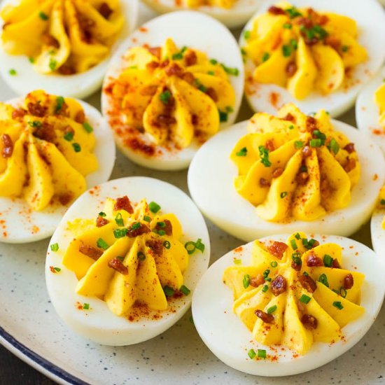 Bacon Deviled Eggs