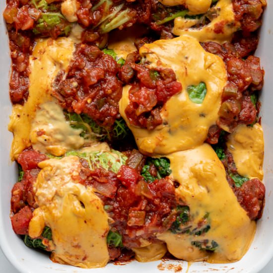 Vegan Chorizo Cabbage Rolls