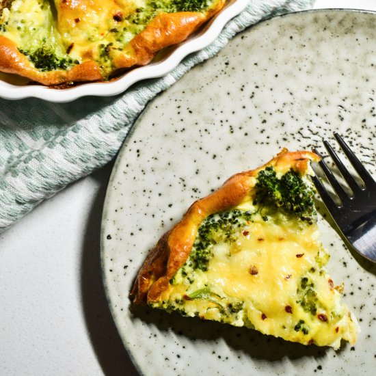 Broccoli Cheddar Frittata