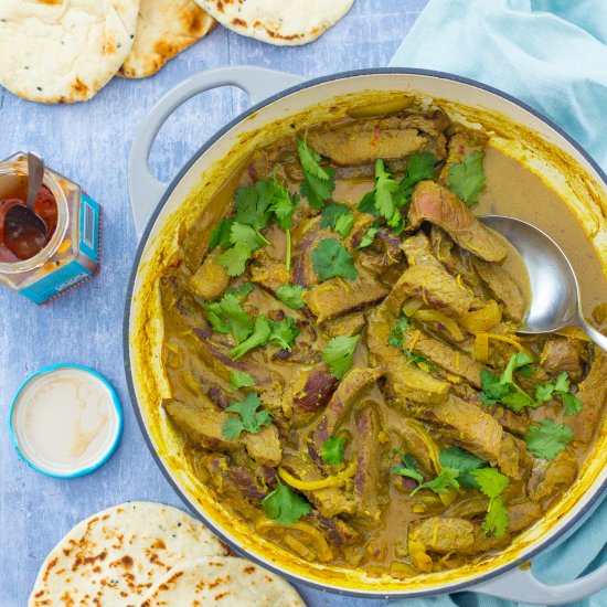 Leftover Roast Beef Korma