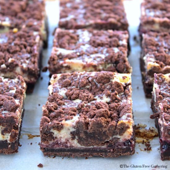 Chocolate Cheesecake Bars (GF)