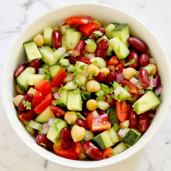 Middle Eastern Bean Salad