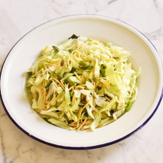 Cabbage & Crunchy Noodle Salad