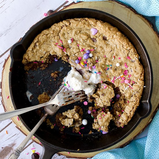 Chocolate Chip Skillet Cookie