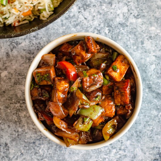 Paneer Bell Pepper Stir Fry