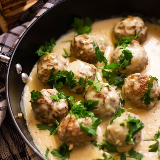 Cheese Stuffed Meatballs