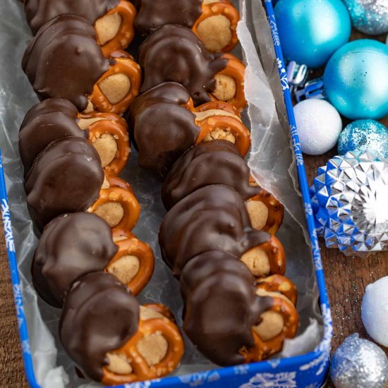 Chocolate Covered PB Pretzels