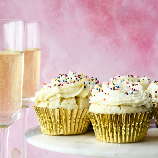 Champagne Cupcakes