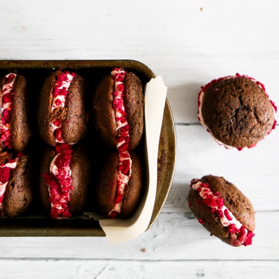 Chocolate Raspberry Gobs