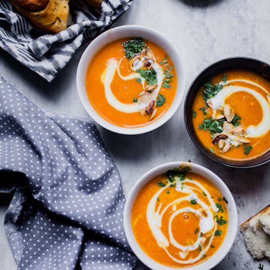 5- Ingredients Carrot Ginger Soup