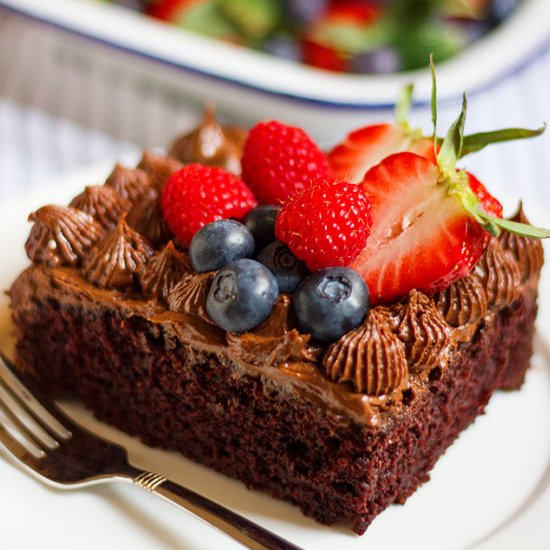 Egg Free Chocolate Cake